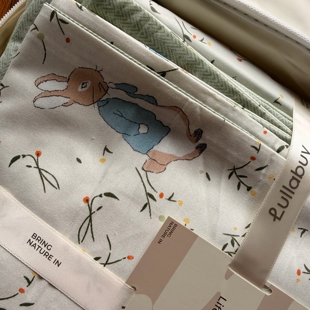 Lullabuy Queen Bedding Set Duvet Flat Sheets Pillowcases-Retails $139 Luxury New - Picture 5 of 6